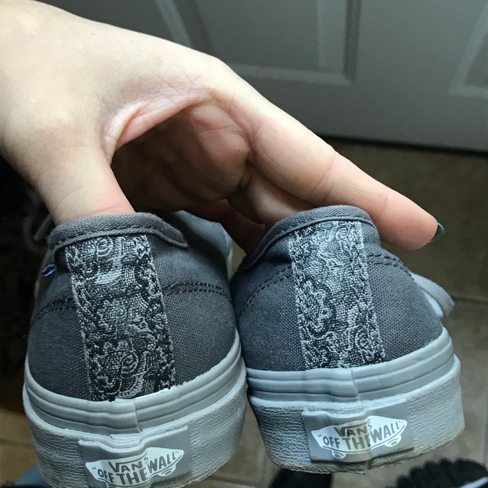 Grey vans